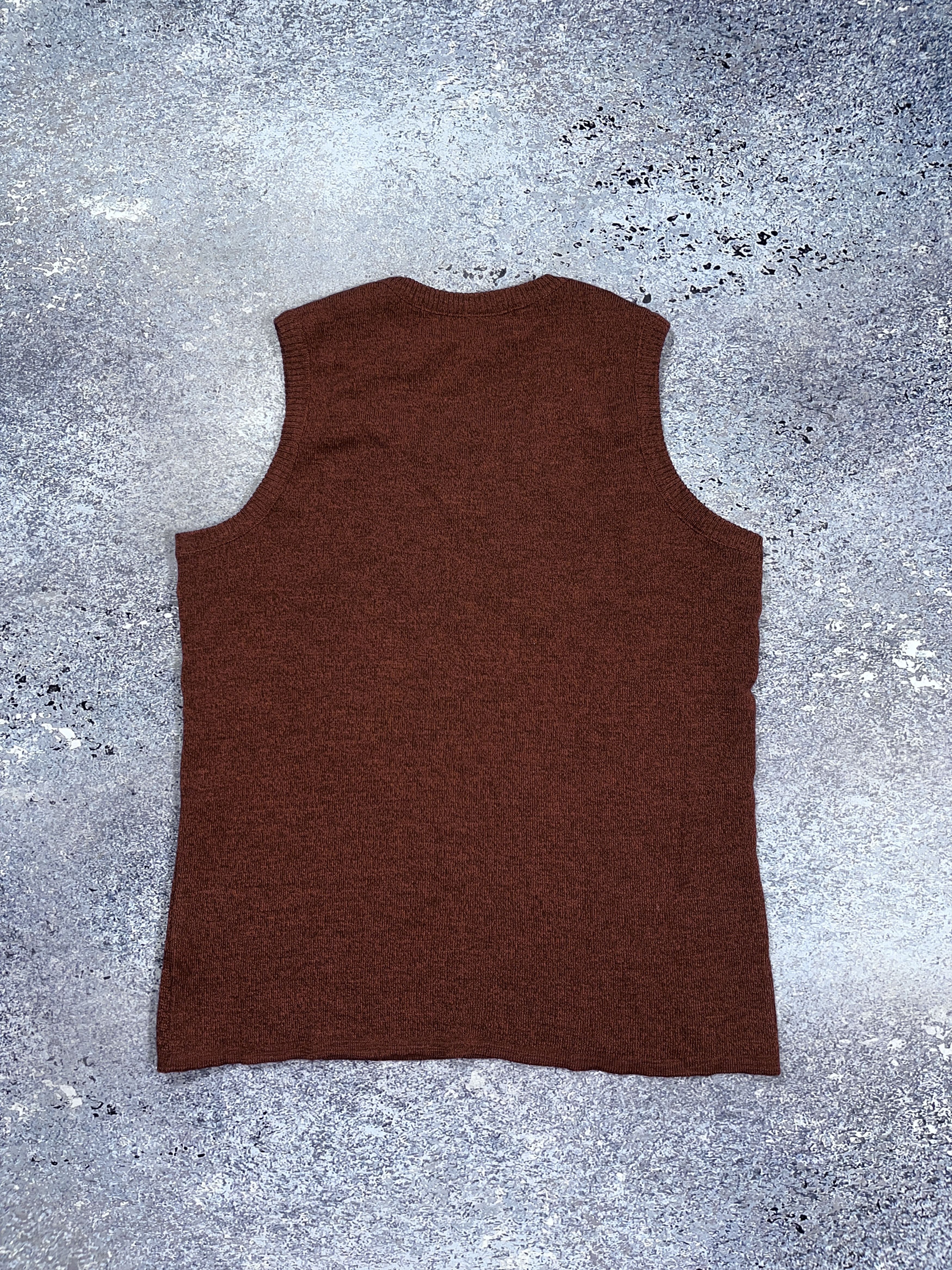 Pierre Cardin Vintage 80s 90s Pierre Cardin sweater vest sleeveless top Size M / US 6-8 / IT 42-44 - 2 Thumbnail