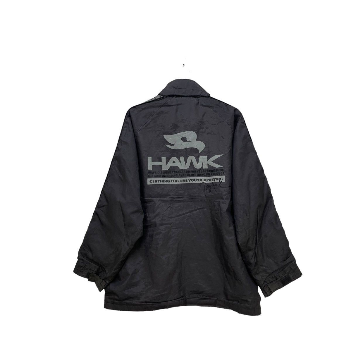 Tony Hawk Vtg Skateboarding Tony Hawk Side Tape Light Jacket Size US L / EU 52-54 / 3 - 1 Thumbnail