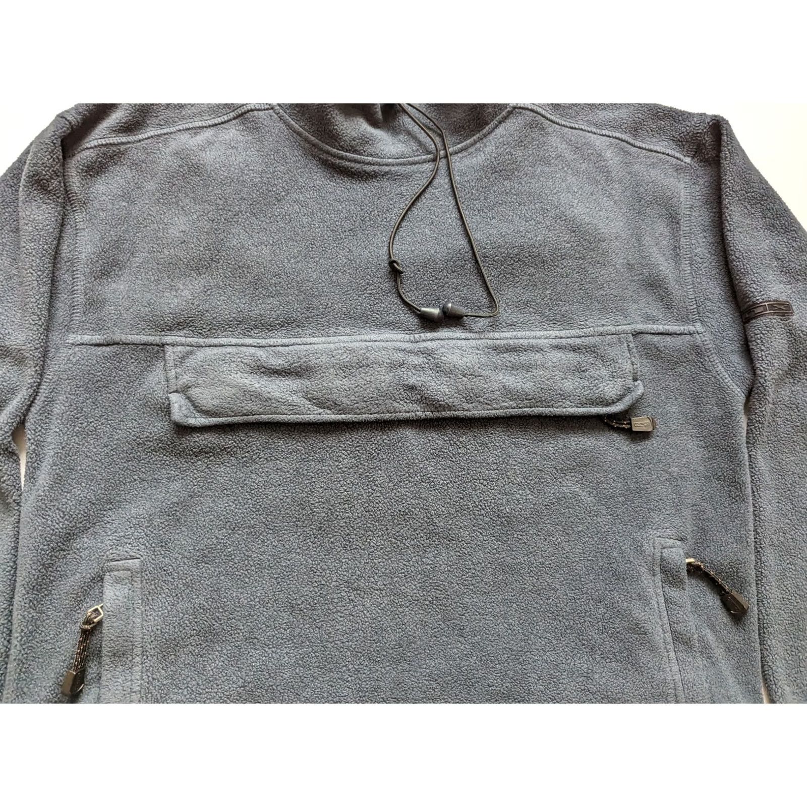 CLOT NX EXTREMES Fleece Technical Pile Cloth Anorak Size M Men Blue Parka Shirt? Size US M / EU 48-50 / 2 - 3 Thumbnail