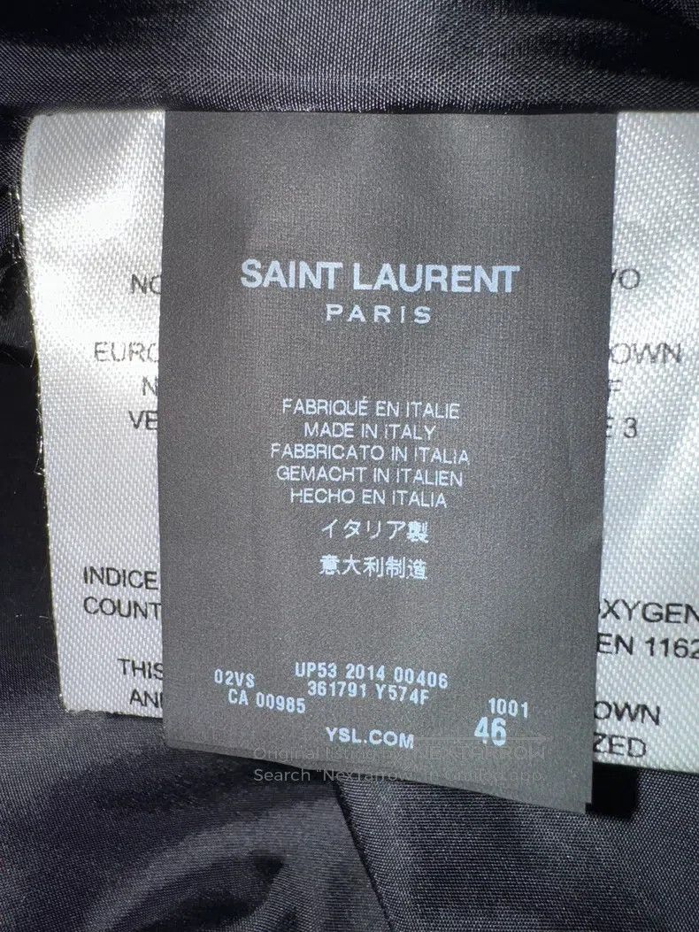 Saint Laurent Paris Saint Laurent Paris Studded Faux Leather Puffer Jacket Size US S / EU 44-46 / 1 - 2 Thumbnail