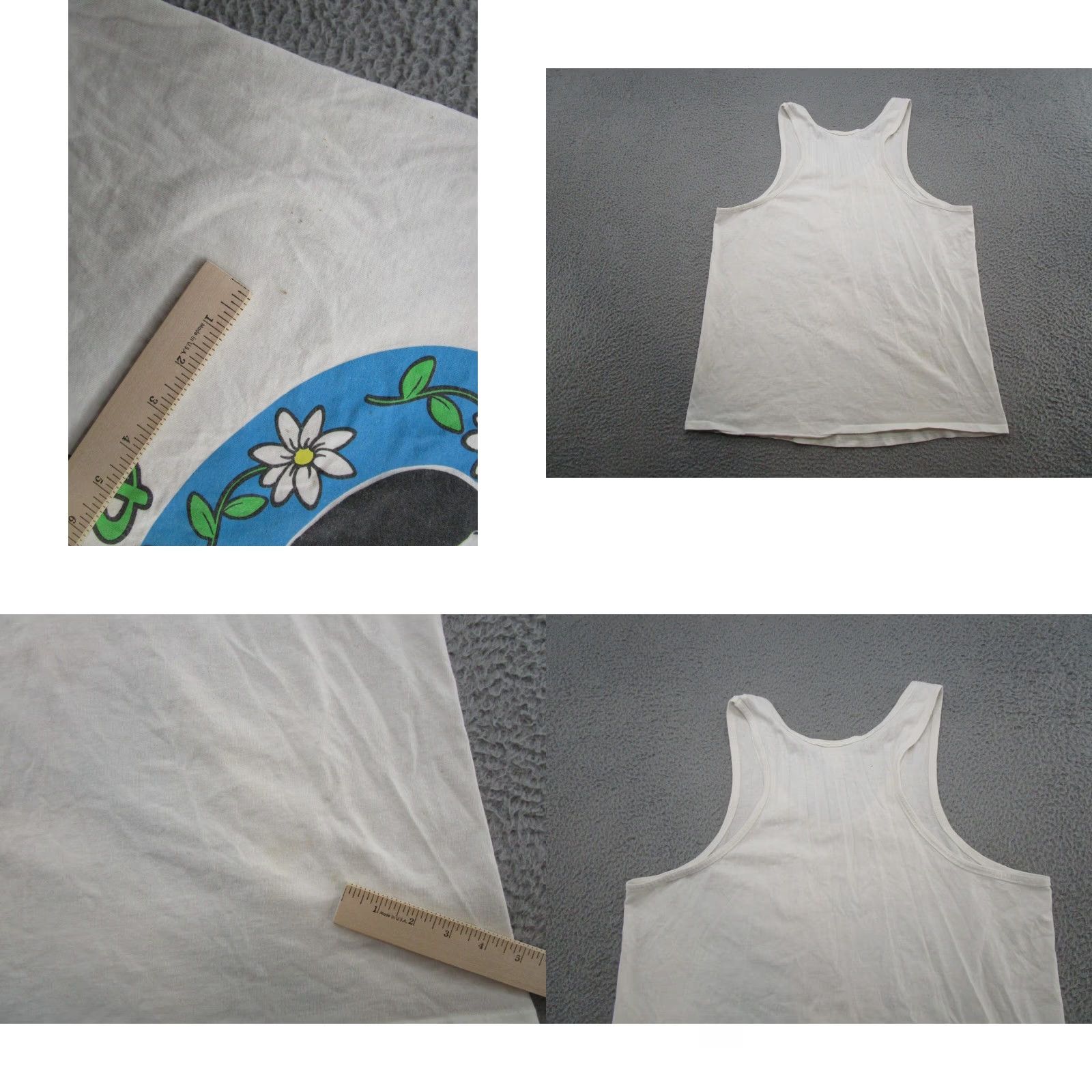Disney VINTAGE Winnie The Pooh Women's Tank Top One Size Disney 90s Tank Mens Womens Boys Girls Size ONE SIZE - 8 Thumbnail