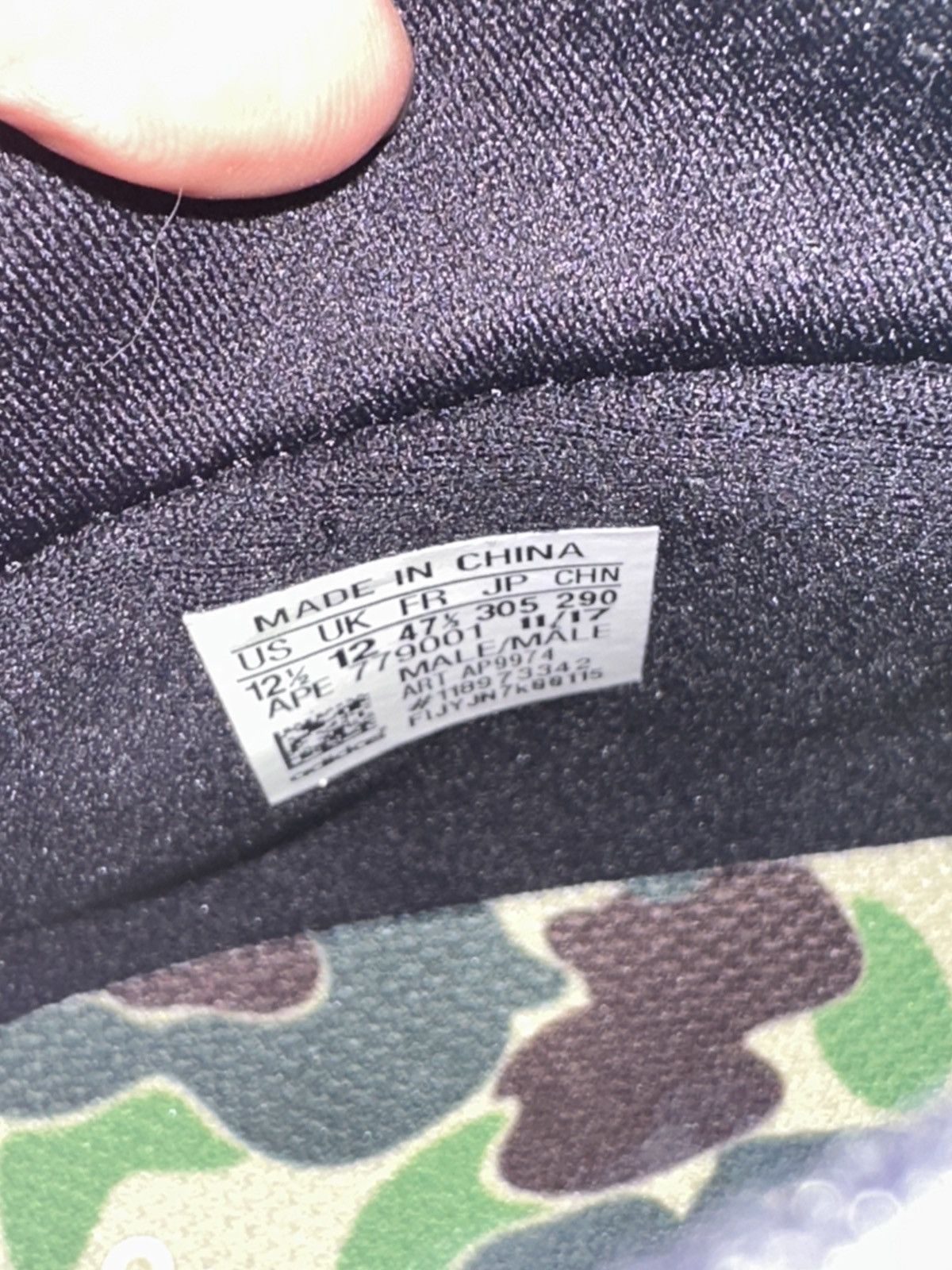 Adidas × Bape Bape x Adidas Dame 4 Bape Camo Size US 12.5 / EU 45-46 - 7 Thumbnail