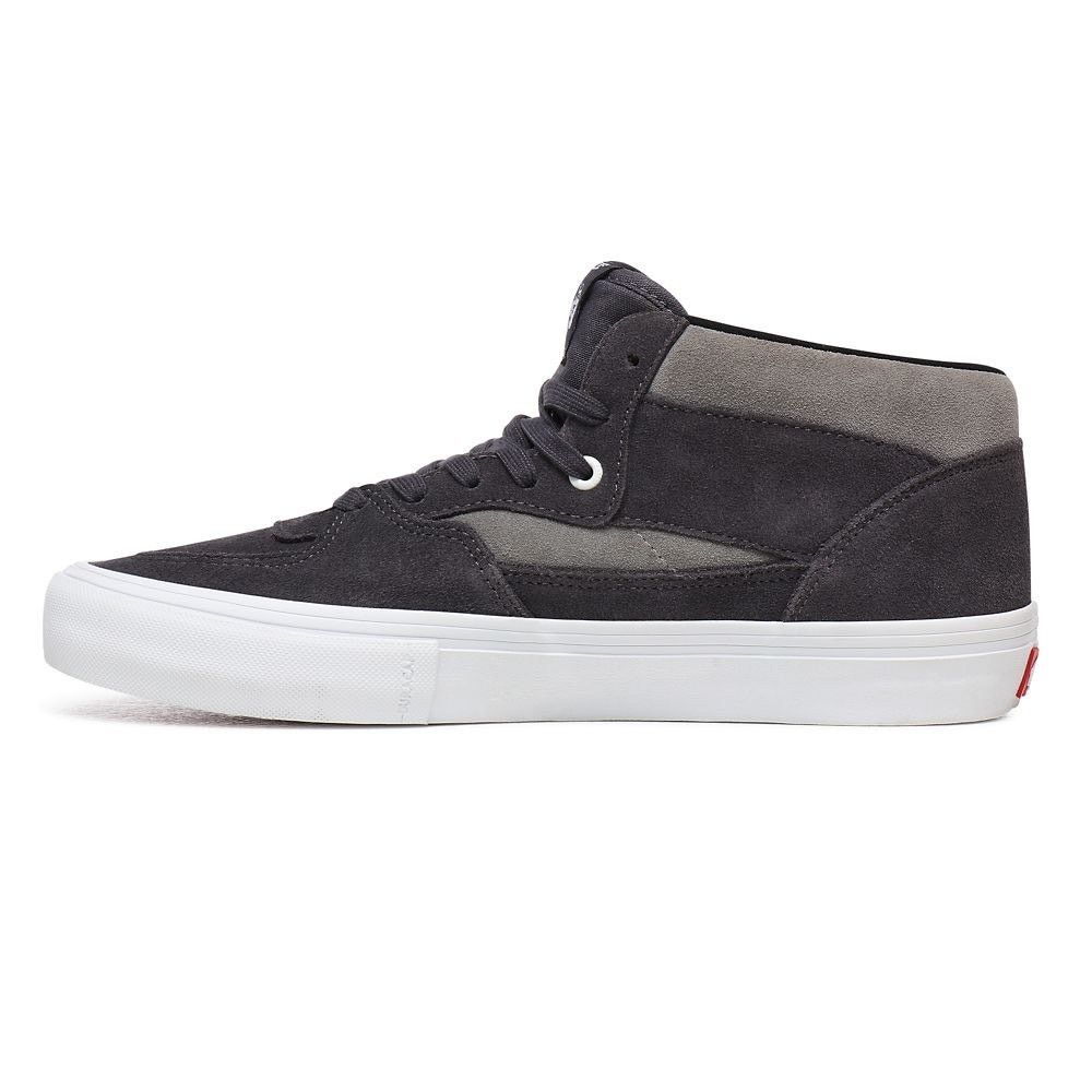 Vans VANS Half Cab Pro Sneakers - Periscope Grey and White Suede Size US 6.5 / EU 39-40 - 2 Thumbnail