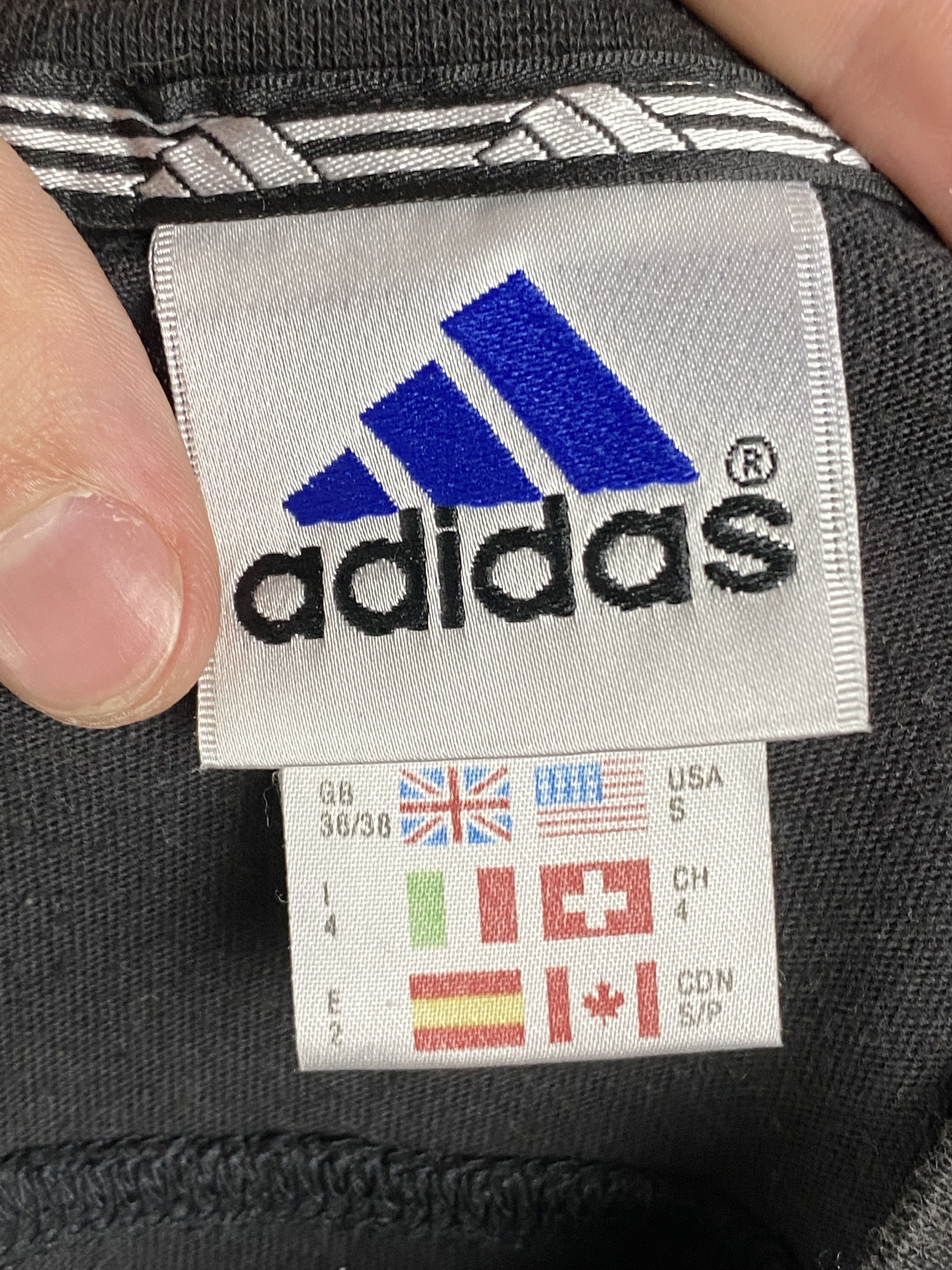 Adidas × Vintage 90s Adidas Vintage Men's T-Shirt - S Size US S / EU 44-46 / 1 - 5 Thumbnail