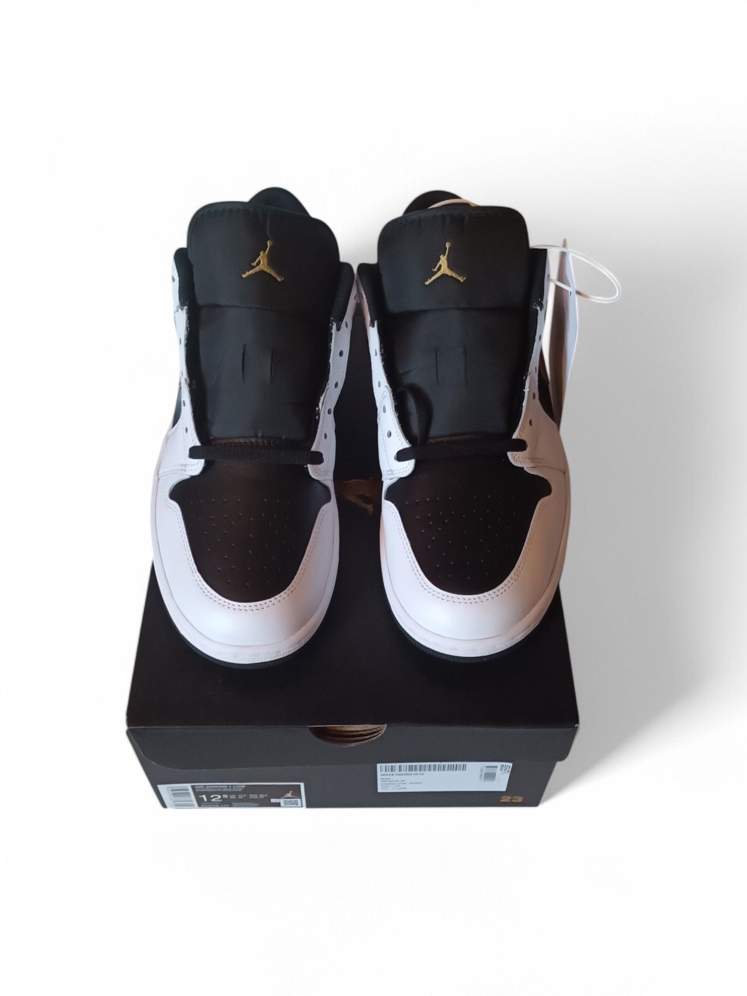 Jordan Brand × Nike Nike Air Jordan 1 Low 'Metallic Gold' 553558-172 Size US 12.5 / EU 45-46 - 21 Thumbnail