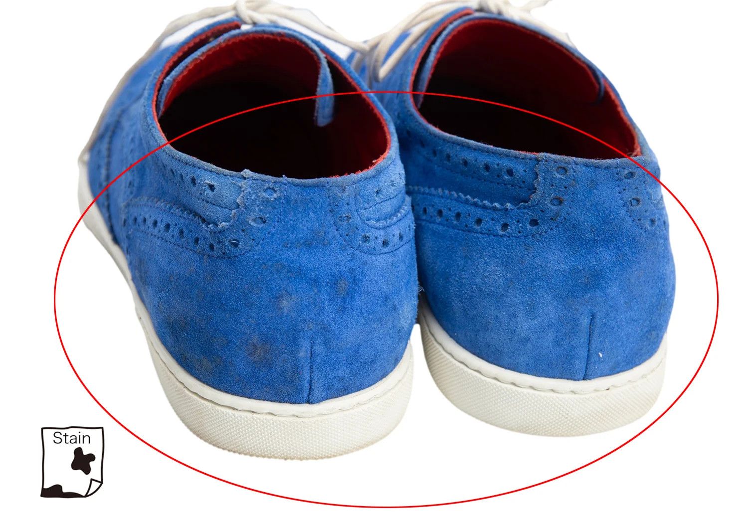 Junya Watanabe Wingtip Suede Shoes in Blue, Size XS (26) Size US 8 / EU 41 - 6 Thumbnail