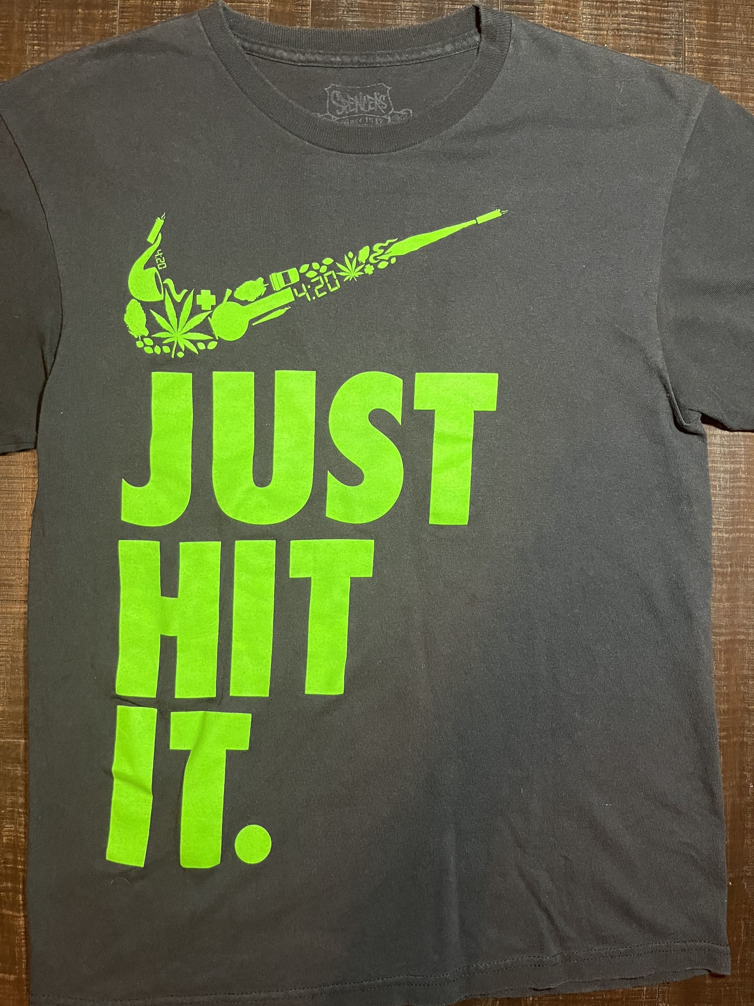 Vintage Vintage Nike Just Hit It 420 Parody Shirt Size US M / EU 48-50 / 2 - 2 Thumbnail