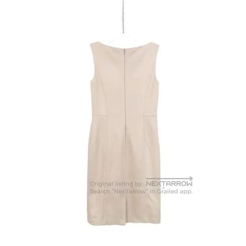 Max Mara MaxMara Beige Wool Sleeveless Dress . Size XXS / US 00 / IT 34 - 2 Thumbnail