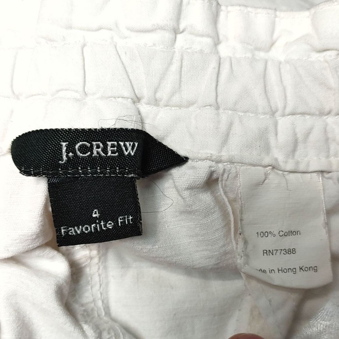 Other J.Crew Women's White Cargo "Favorite Fit" Shorts 4 Size 27" / US 4 / IT 40 - 3 Thumbnail