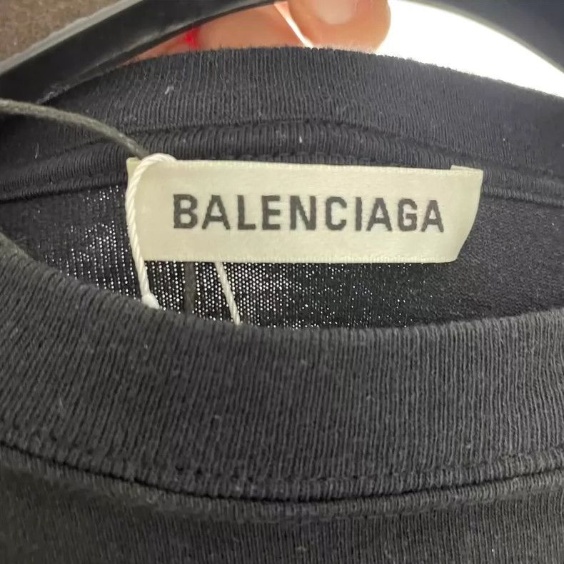 Balenciaga Balenciaga Black printed short sleeves Size US L / EU 52-54 / 3 - 4 Thumbnail