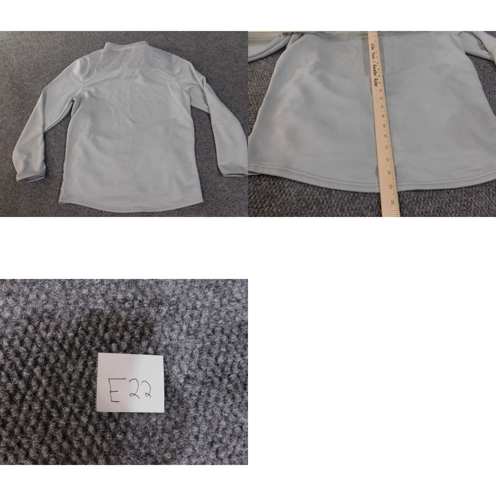 Under Armour Under Armour Sweatshirt Mens XL gray 1/4 Zip Classic Logo Pullover Regular Size US XL / EU 56 / 4 - 9 Thumbnail