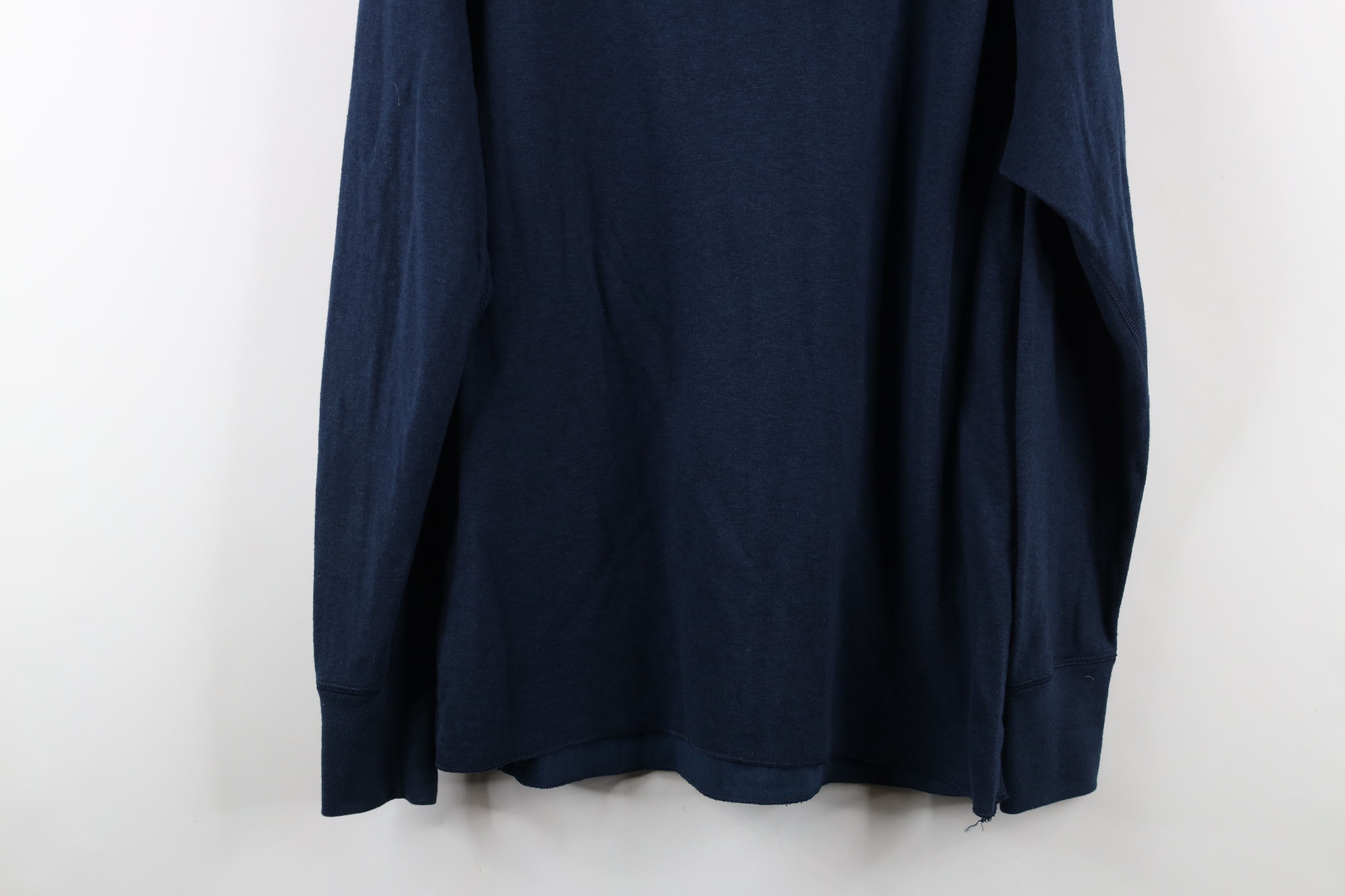 L.L. Bean × Vintage Vintage LL Bean Wool Blend Knit Long Sleeve Henley T-Shirt Size US M / EU 48-50 / 2 - 13 Thumbnail