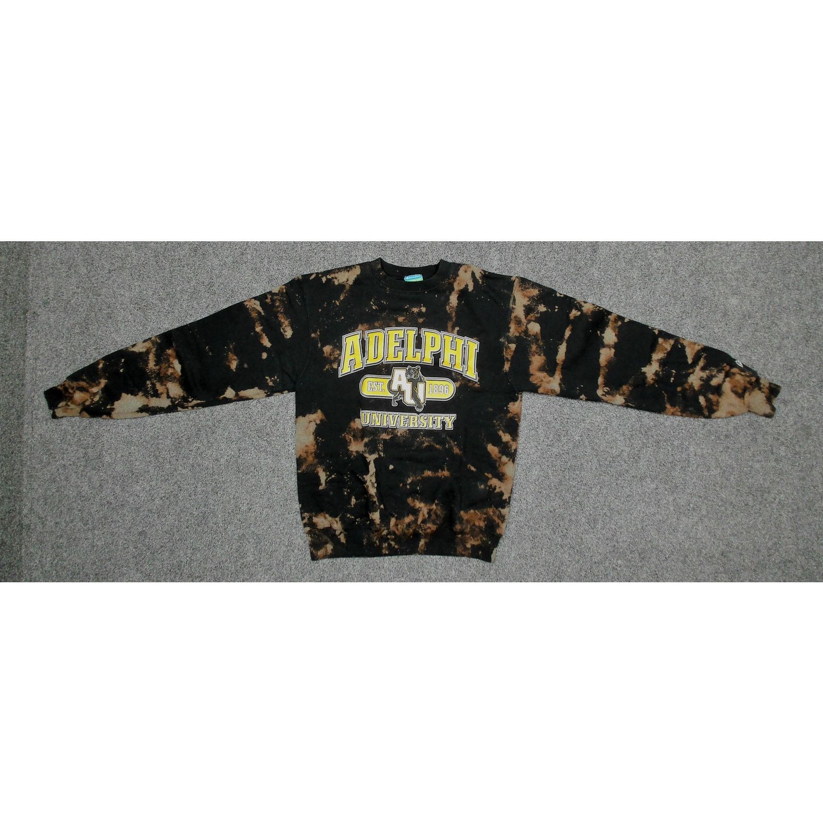 Champion Champion Y2K Custom Bleach Tie Dye Adelphi Oversized Small Size US S / EU 44-46 / 1 - 5 Thumbnail
