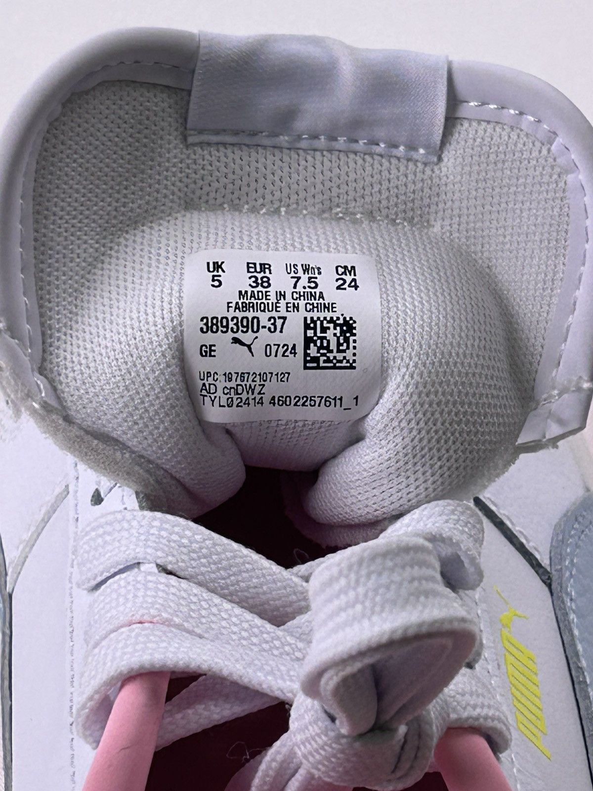 Puma Puma Carina Street Sneakers White Pink Women’s 7.5 New Size US 7.5 / IT 37.5 - 7 Thumbnail