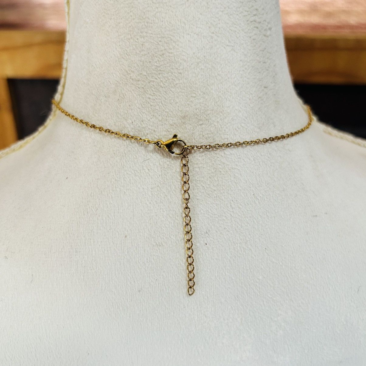 Handmade Handcrafted elegant repurpose vintage dangle necklace Size ONE SIZE - 4 Thumbnail