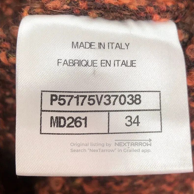 Chanel Chanel 17B red-brown woollen woven jacket Size XXS / US 00 / IT 34 - 6 Thumbnail