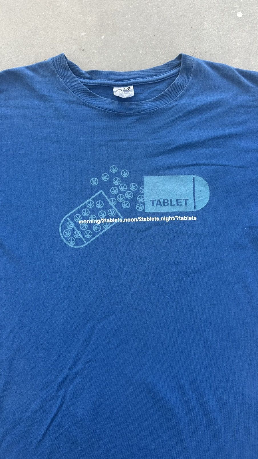 Anvil × Vintage VINTAGE TABLET MARIJUANA DRUGS TEE Size US L / EU 52-54 / 3 - 2 Thumbnail