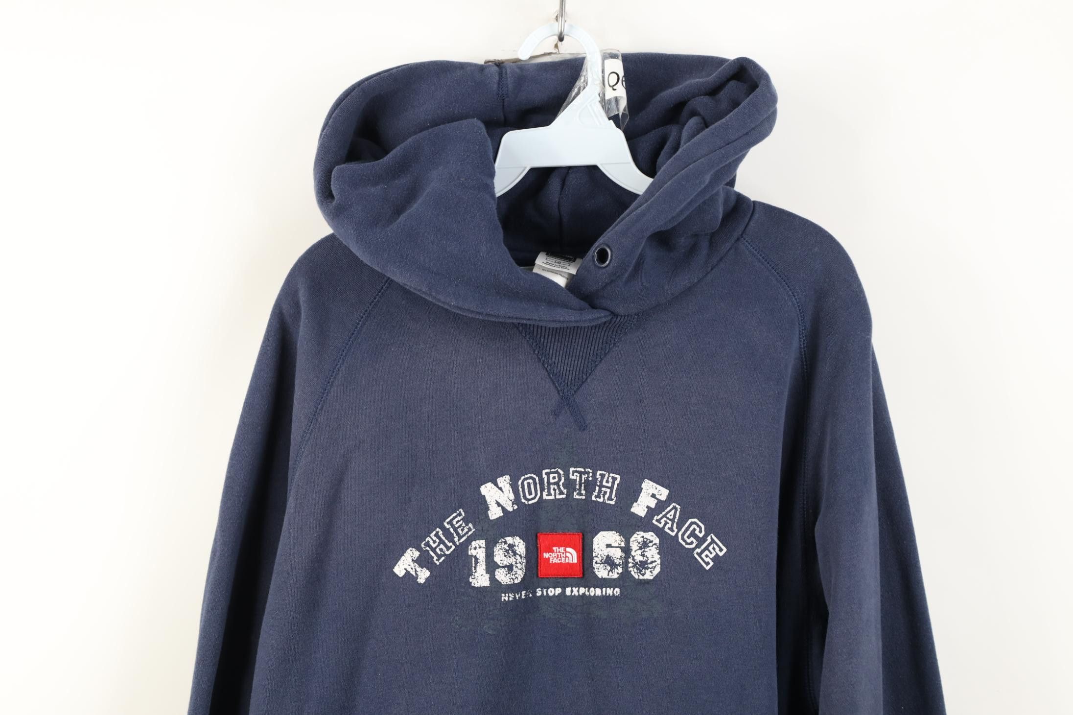 The North Face Vintage Y2K The North Face Heavyweight Hoodie Sweatshirt Size US L / EU 52-54 / 3 - 2 Thumbnail