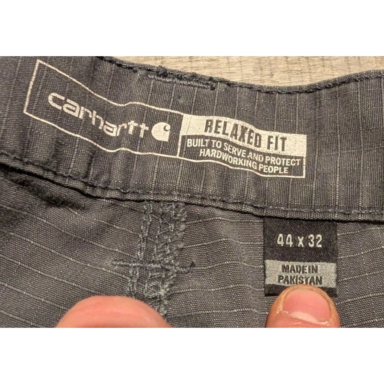 Carhartt Carhartt Force Relaxed Fit Ripstop Cargo Work Pants Mens 44x32 Gray BN4200-M Size US 44 / EU 60 - 7 Thumbnail