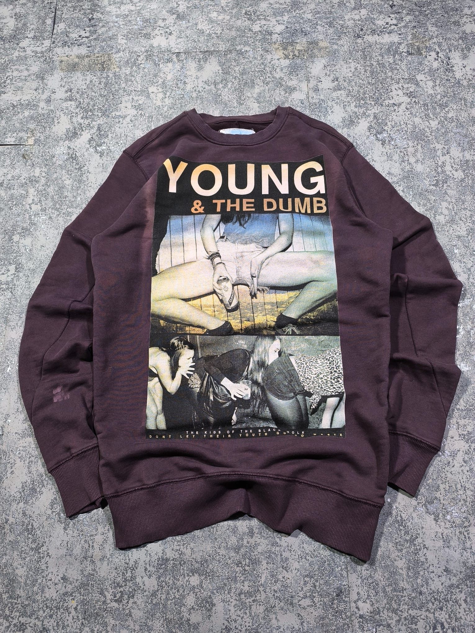 Hysteric Glamour indie sleaze faded longsleeve fakemink type Size US M / EU 48-50 / 2 - 1 Thumbnail