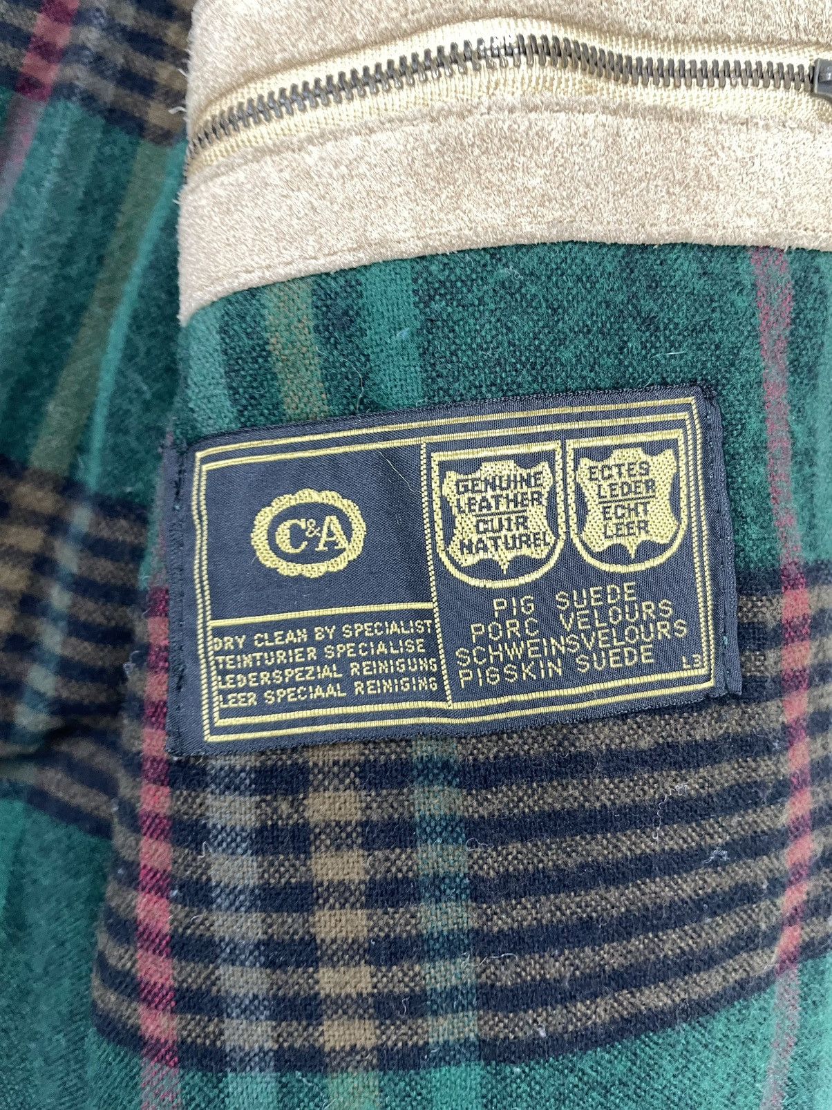 Vintage C&A Navajo Aztek Print jacket sheep skin suede Size US M / EU 48-50 / 2 - 13 Thumbnail