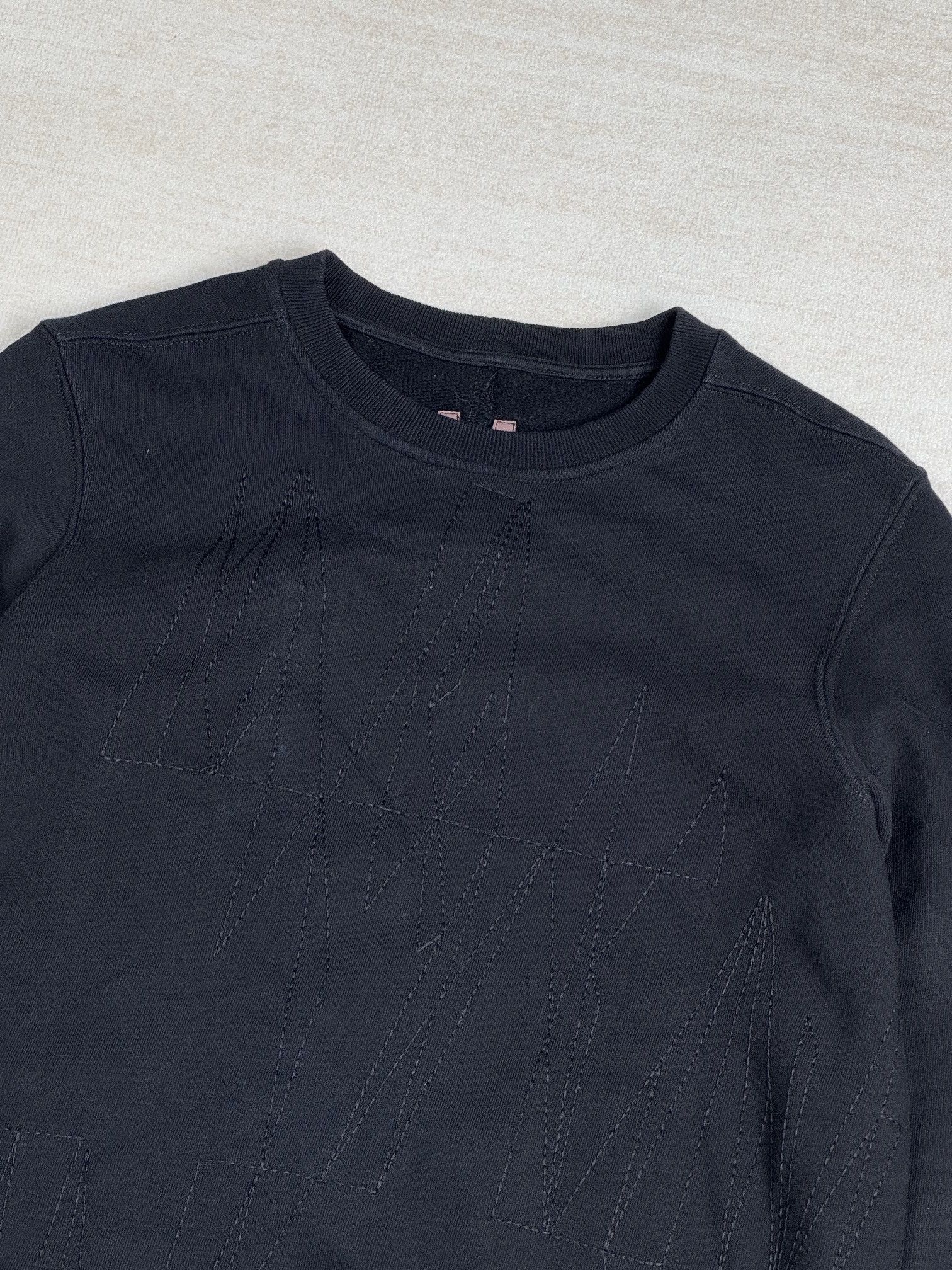 Rick Owens Drkshdw embordered sweatshirt S Size US S / EU 44-46 / 1 - 2 Thumbnail