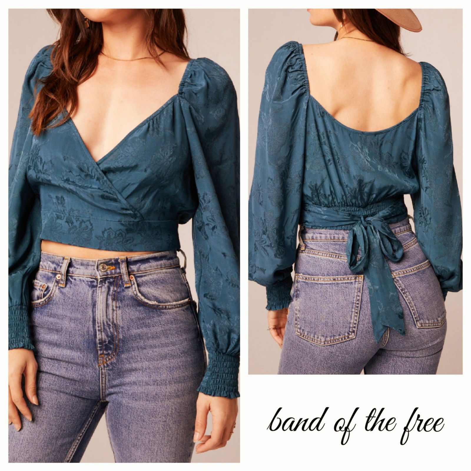 Other NWT Band of the Free Camille Crossover Crop Top Sz. XS [2] Size XS / US 0-2 / IT 36-38 - 1 Thumbnail