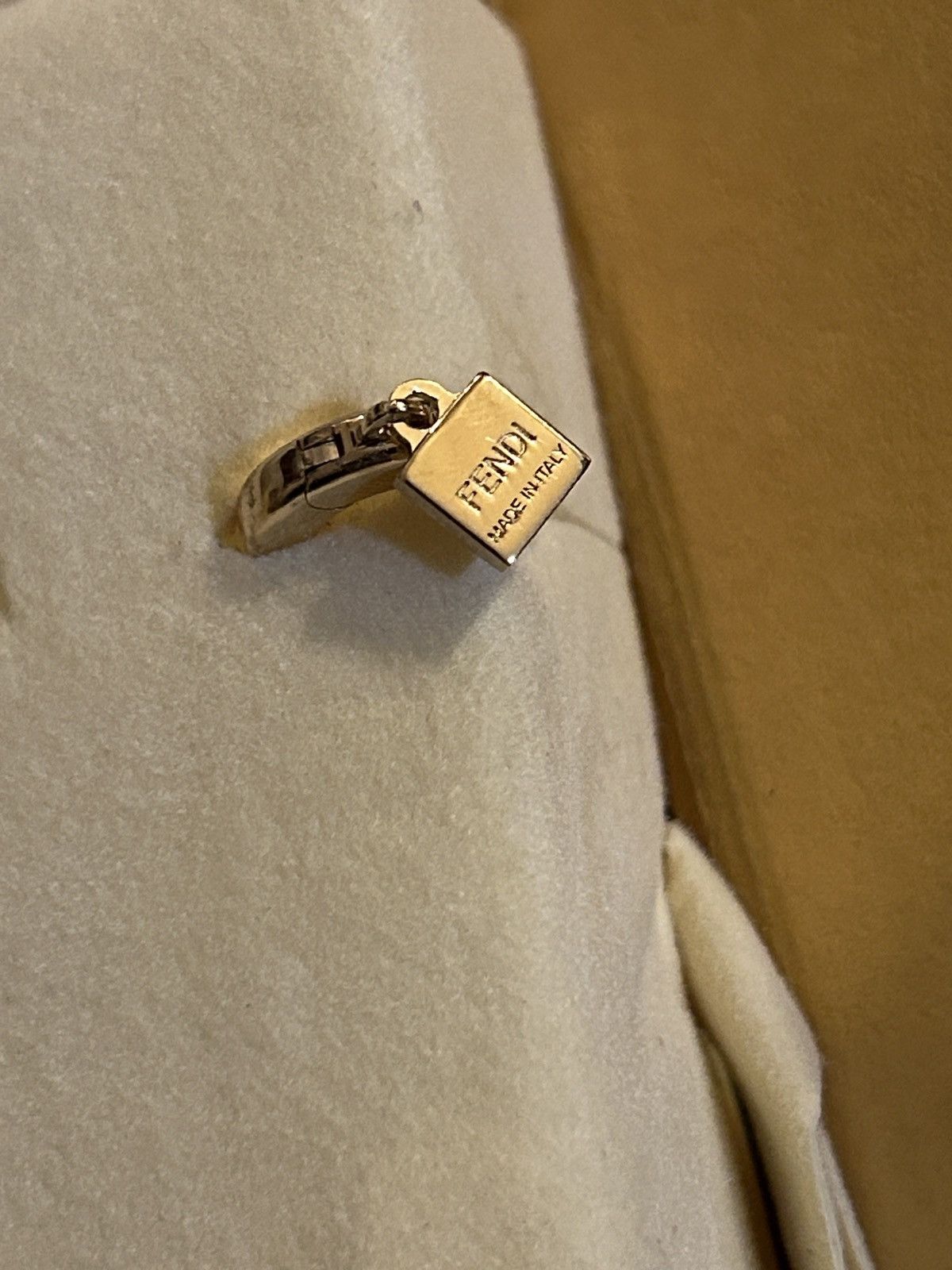 Fendi FENDI FF Forever Fendi Huggi Earring 8AH990 TL9 Size ONE SIZE - 3 Thumbnail