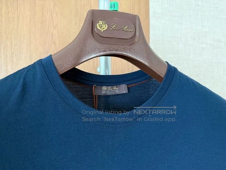 Loro Piana Loro Piana Round Neck Short Sleeve T-shirt. Size US S / EU 44-46 / 1 - 3 Thumbnail