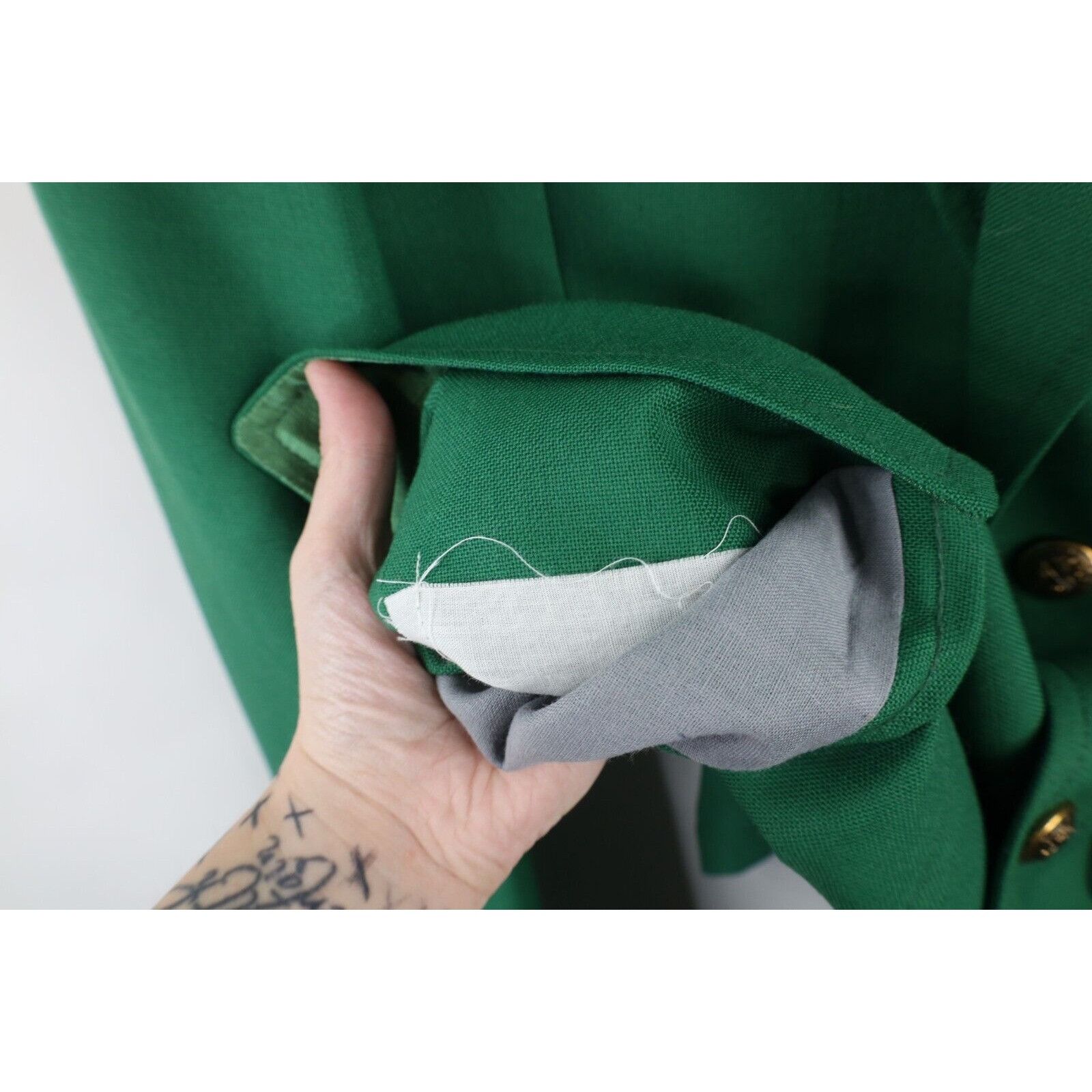 Vintage Vintage 70s Streetwear 2 Button The Masters Suit Coat Size 42R - 8 Thumbnail