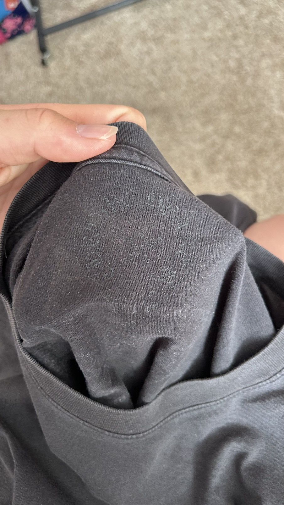 Chrome Hearts Chrome Hearts Black Grey Staff Tee Size US M / EU 48-50 / 2 - 10 Thumbnail