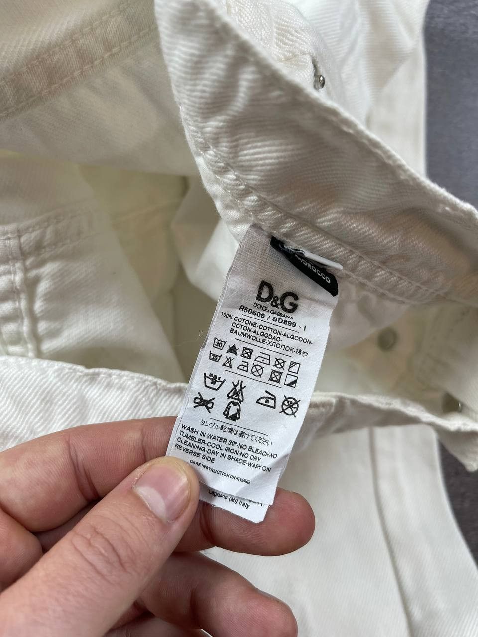 Dolce & Gabbana Dolce & Gabbana White cotton pants jeans Size US 32 / EU 48 - 5 Thumbnail