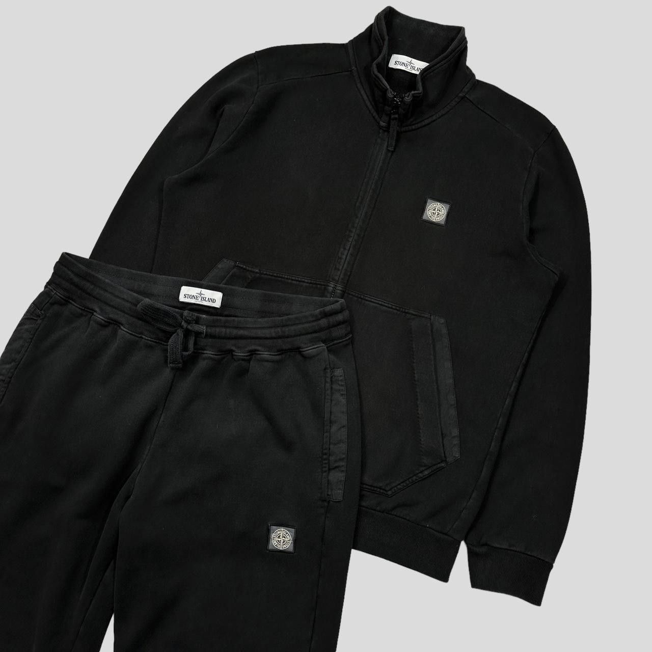 image of Stone Island Aw13 Compass Logo Full Tracksuit - XL in Black, Men's