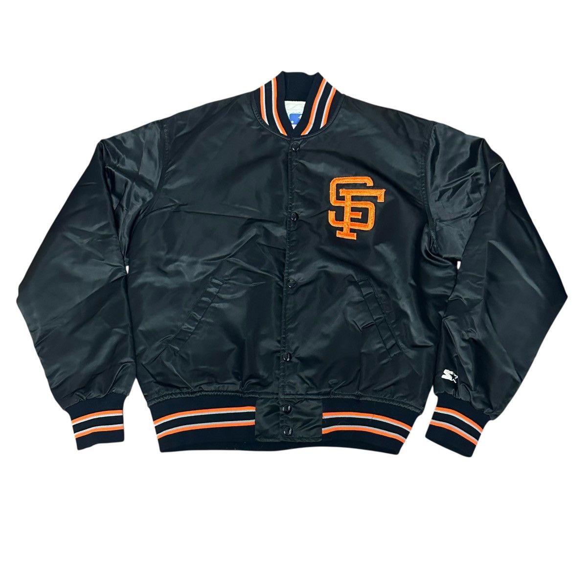 Starter San Francisco Giants Satin Bomber Jacket Starter Large Size US L / EU 52-54 / 3 - 1 Thumbnail
