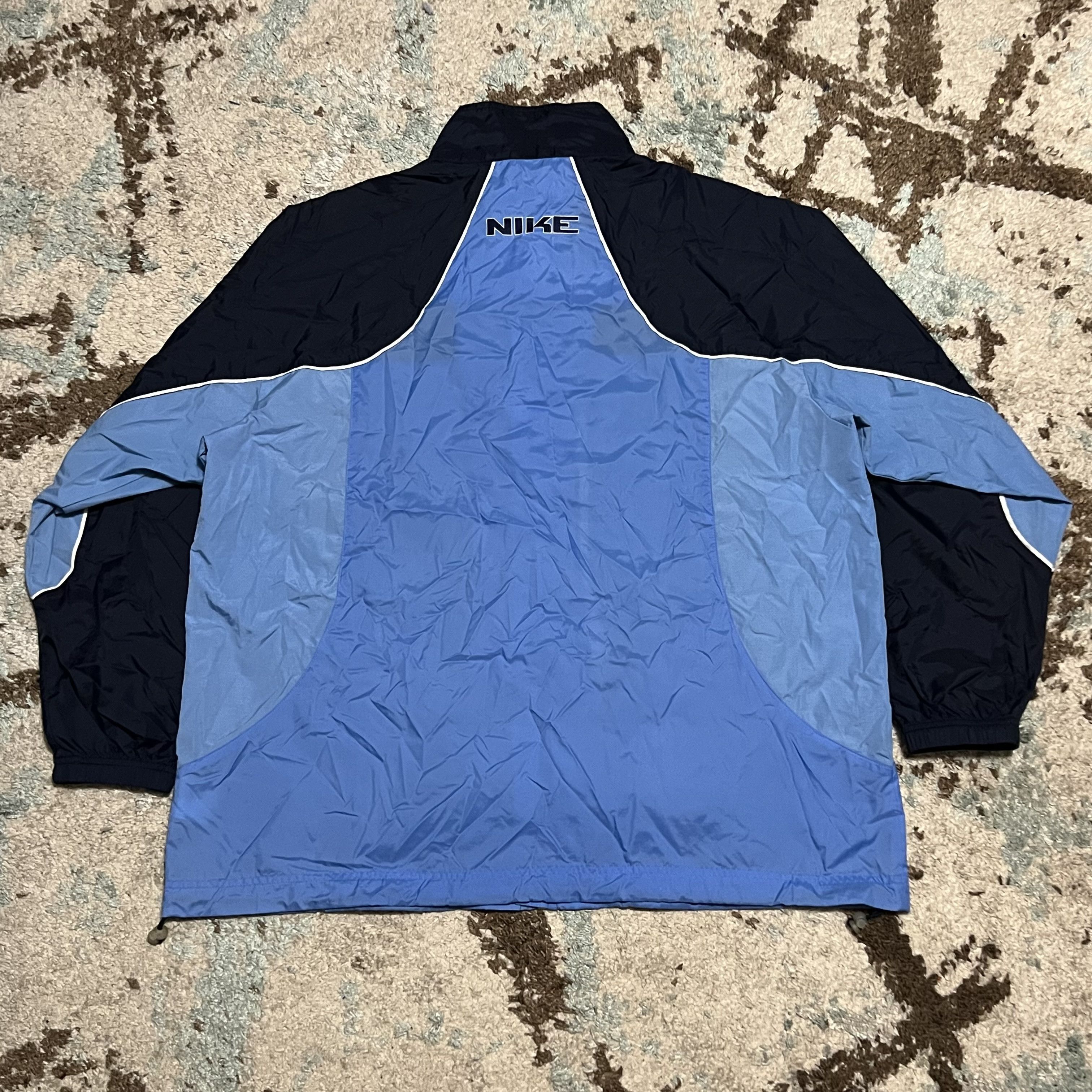 Nike × Vintage Vintage Nike Nylon Windbreaker Track Jacket Size XL UNC Size US XL / EU 56 / 4 - 2 Thumbnail