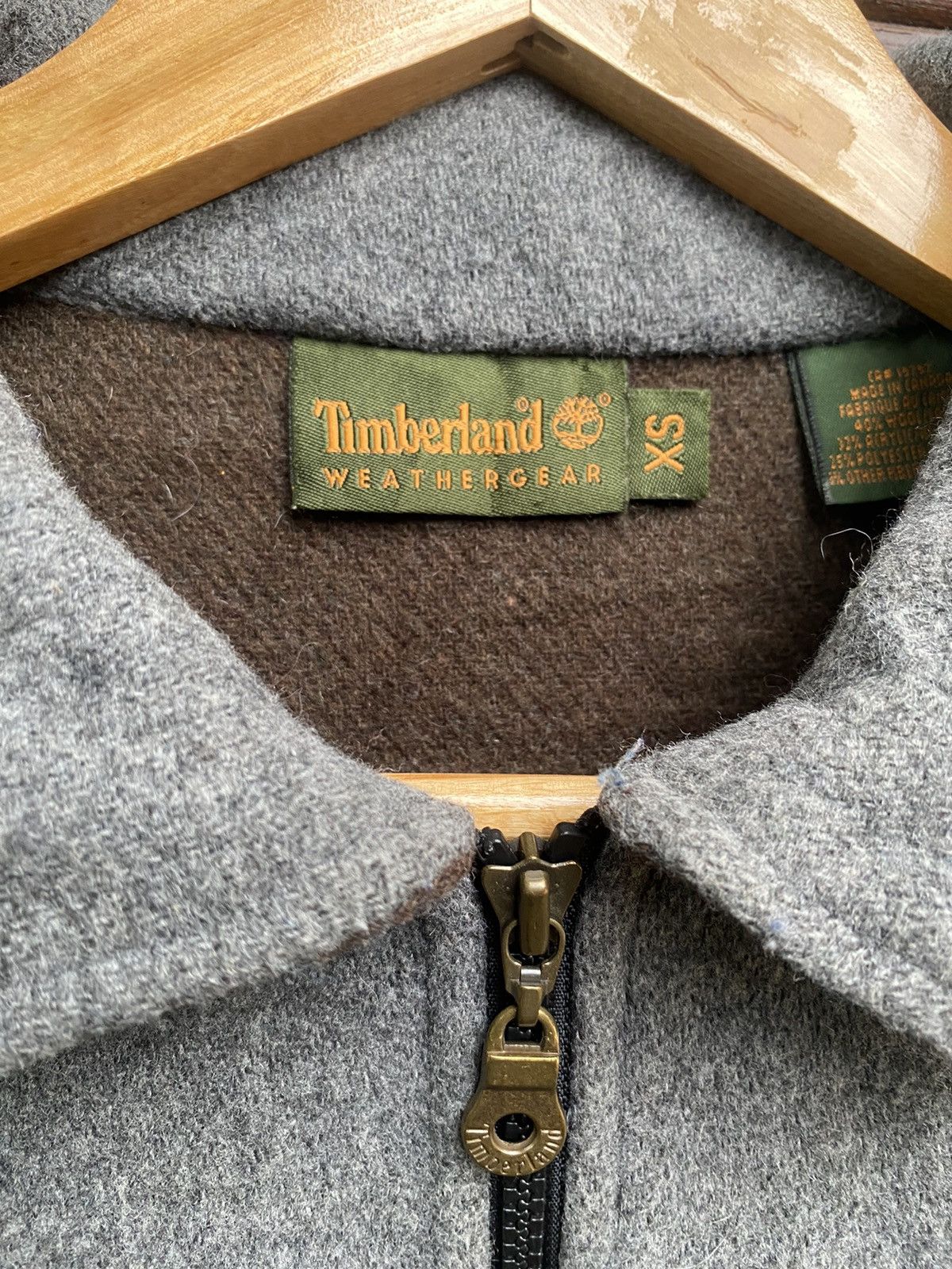 Timberland × Vintage Vintage Timberland Fleece Zipper Jacket Size US XS / EU 42 / 0 - 6 Thumbnail