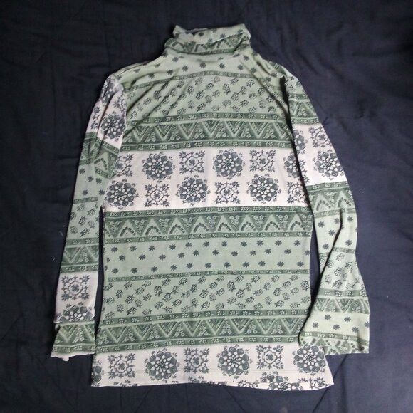 pandora Vintage Pandora Floral Geometric Polyster Disco Shirt Size L / US 10 / IT 46 - 6 Thumbnail