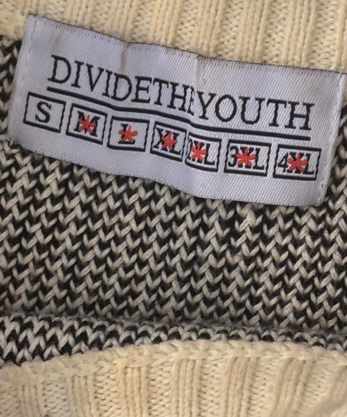 Divide The Youth DIVIDE THE YOUTH “DEMONS & ANGELS KNITTED SWEATER” Size US S / EU 44-46 / 1 - 4 Thumbnail