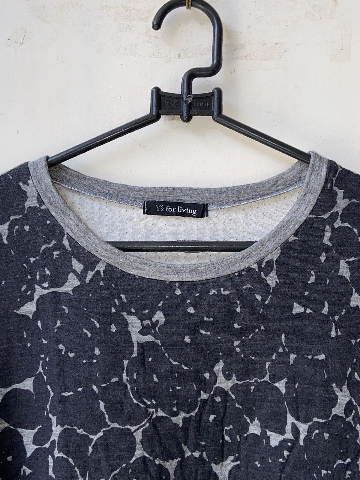 Yohji Yamamoto Y’S FOR LIVING Grey Long Sleeve T-Shirt Size US XL / EU 56 / 4 - 5 Thumbnail