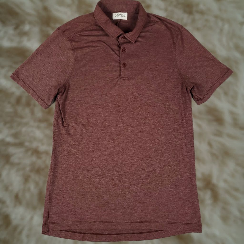 Lululemon Lululemon Polo Shirt Mens Size Medium Red Active Golf Short Sleeve Polo Shirt Mens Regular Red Golf Short Sleeve Size US M / EU 48-50 / 2 - 1 Thumbnail
