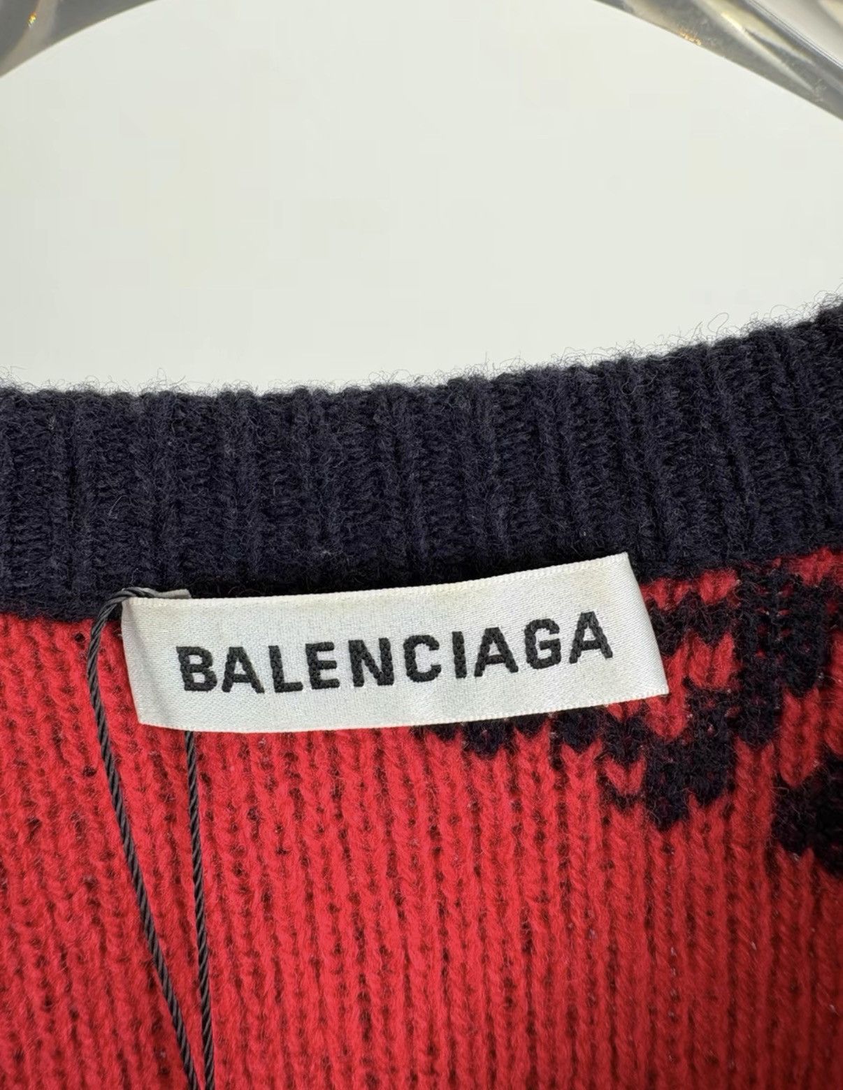 Balenciaga BALENCIAGA All-Logo Sweater K1 Size US S / EU 44-46 / 1 - 3 Thumbnail