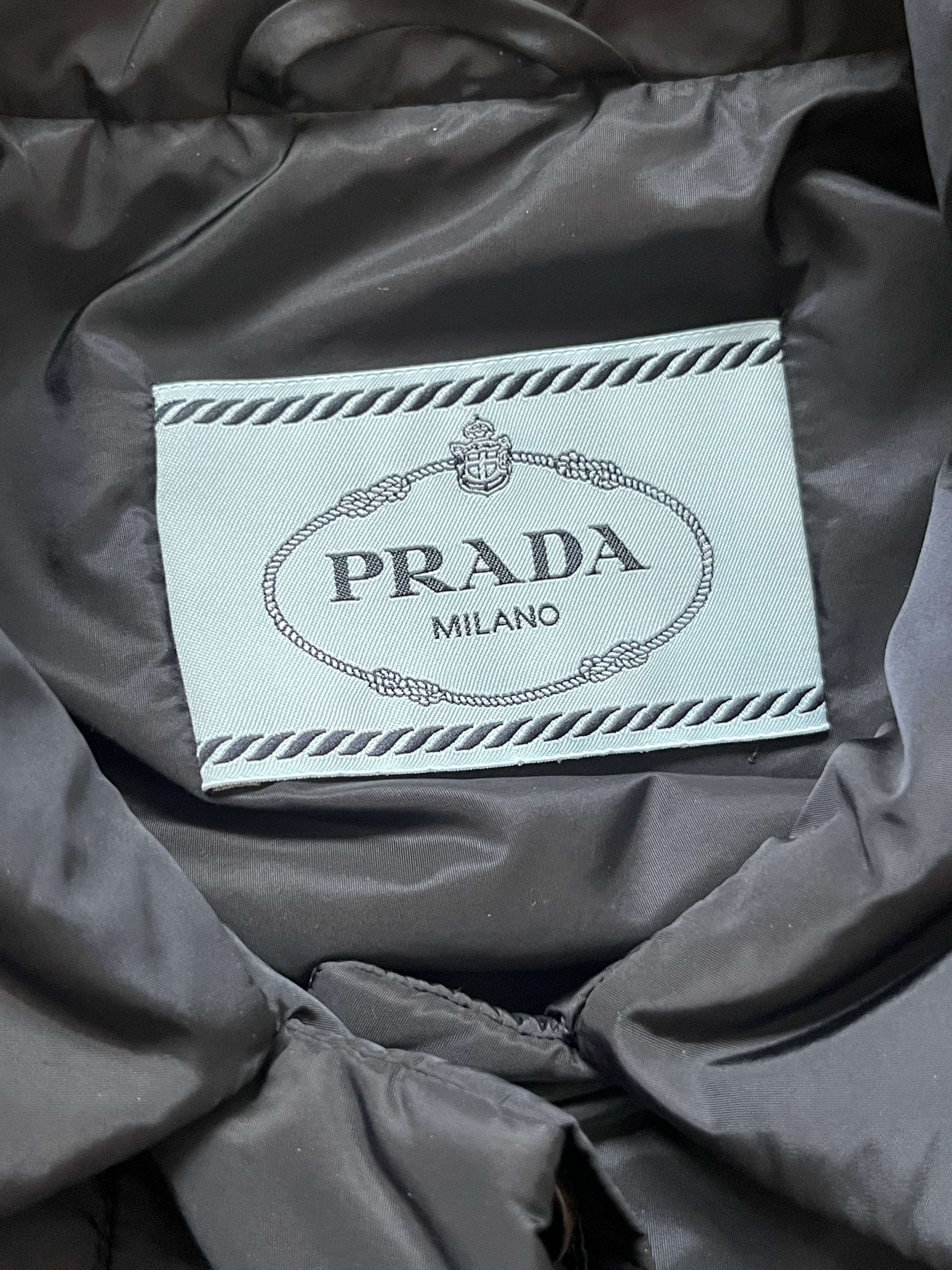 Prada Prada navy padded nylon coat Size S / US 4 / IT 40 - 3 Thumbnail