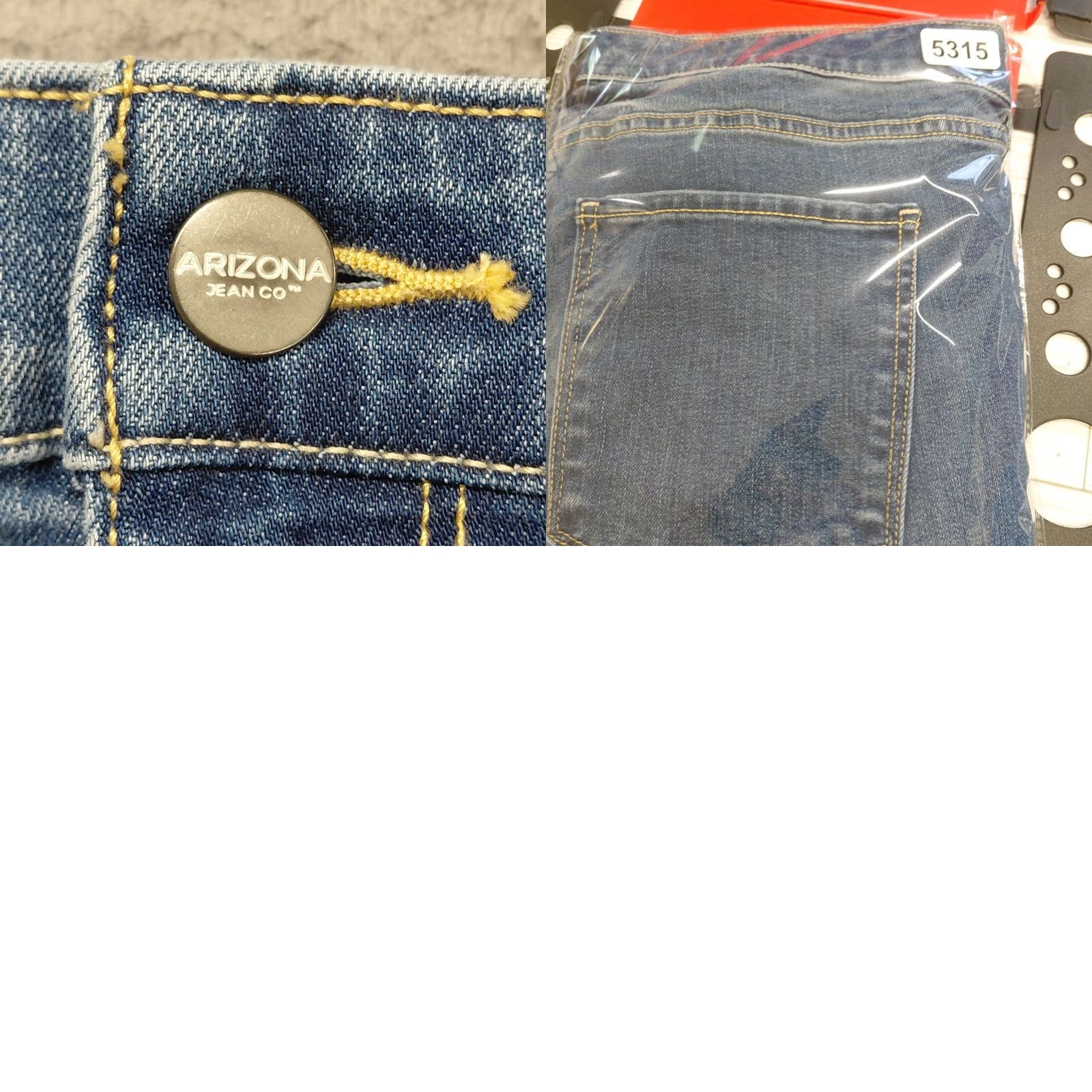 Vintage Arizona Jean Co. Jeans Womens Size 19 Blue Bootcut Flare Cowgirl Rodeo Biker.... Jeans Size 40" / US 18 - 9 Thumbnail
