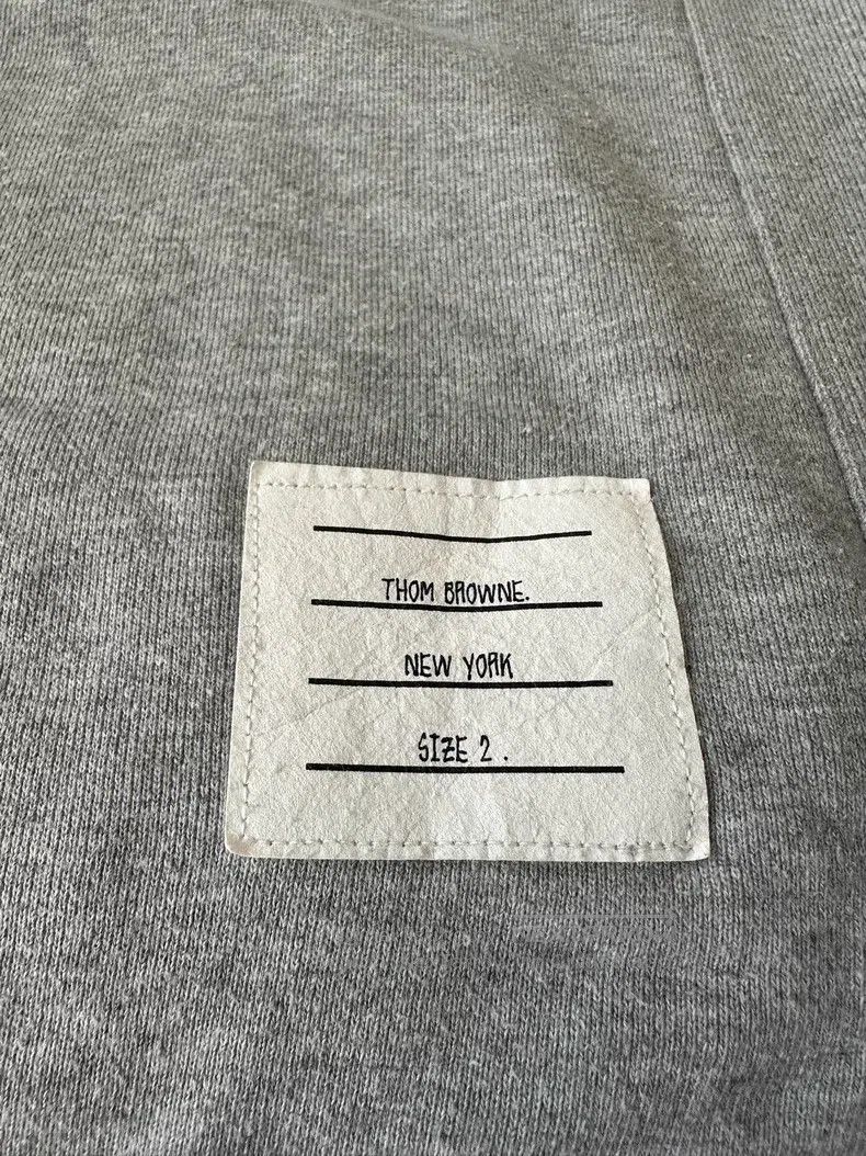 Thom Browne Thom Browne Gray Sweatshirt Size US M / EU 48-50 / 2 - 2 Thumbnail