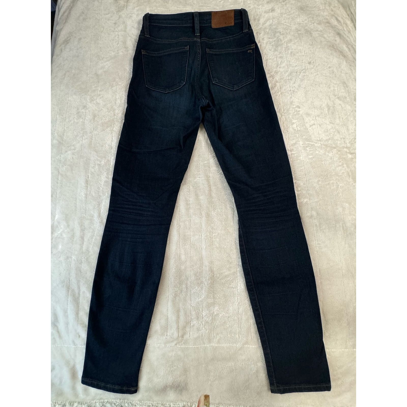 Madewell Madewell 10" High-Rise Skinny Jeans Blue Wash Stretch Denim Size 24" / US 00 / IT 34 - 3 Thumbnail
