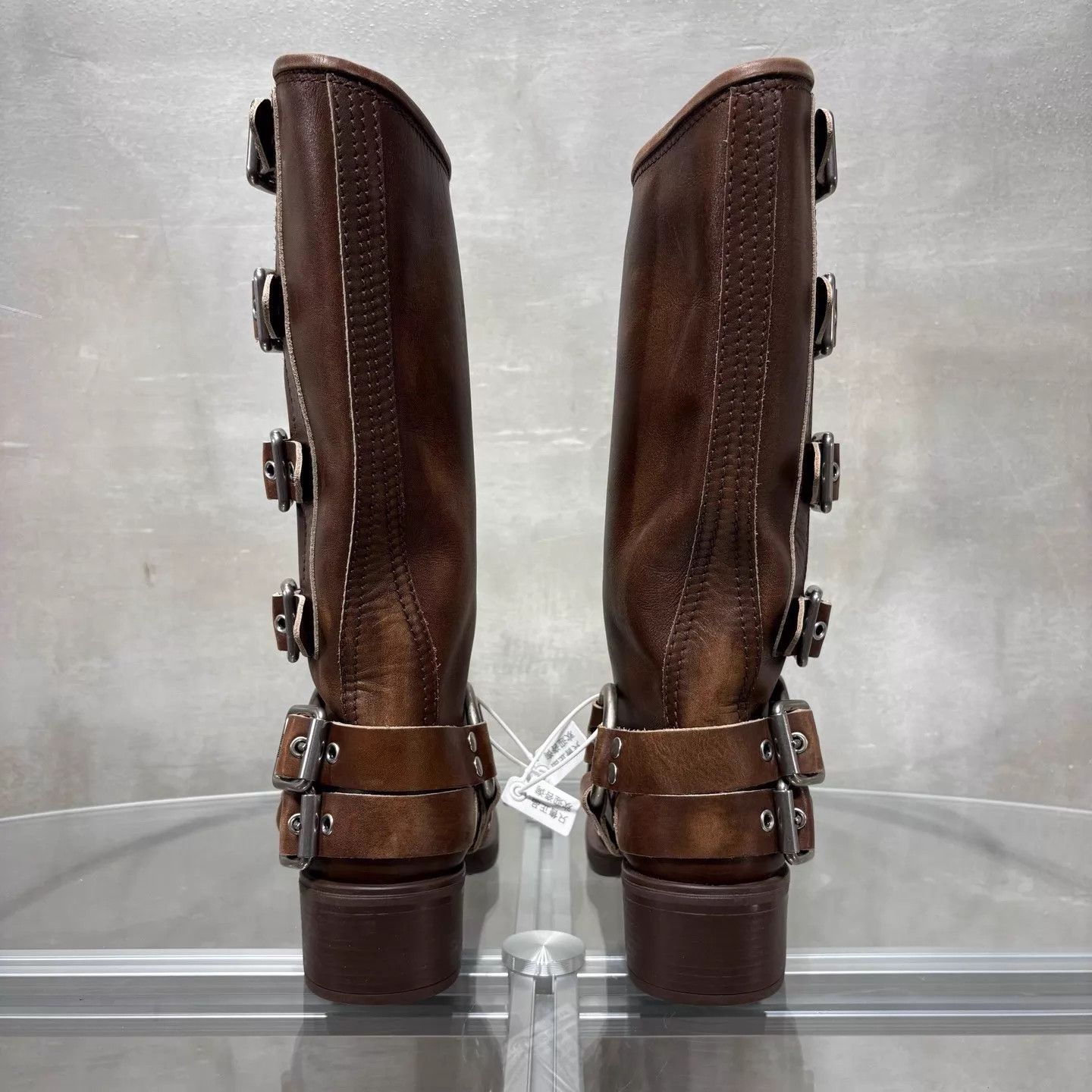 Miu Miu MIU MIU Brown Riding Boots EU38 YH25451 Size US 7.5 / IT 37.5 - 6 Thumbnail