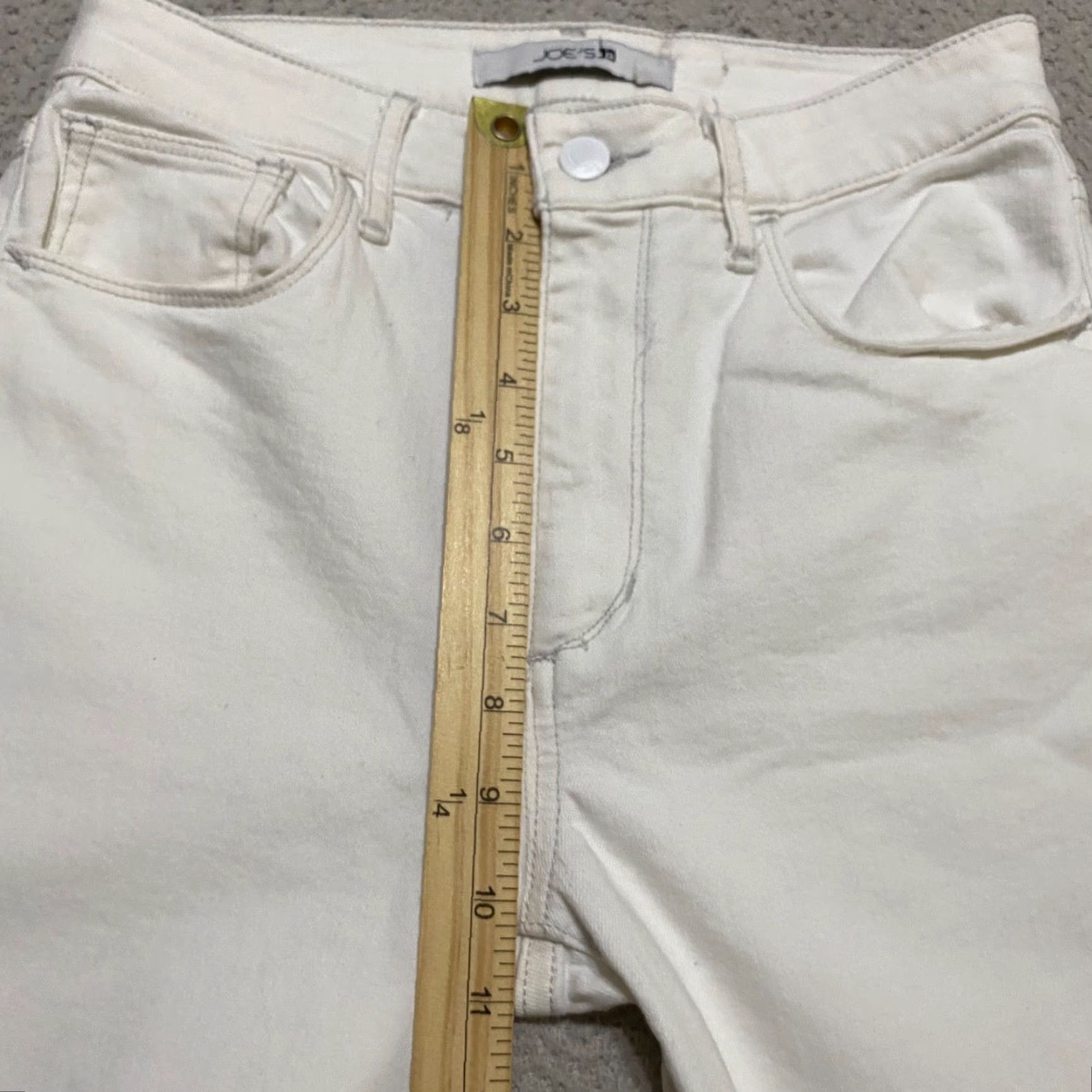 Vintage Joe's Jeans Womens Jeans White Light Wash Skinny High Rise 27 Limited Vintage? Size 27" / US 4 / IT 40 - 7 Thumbnail