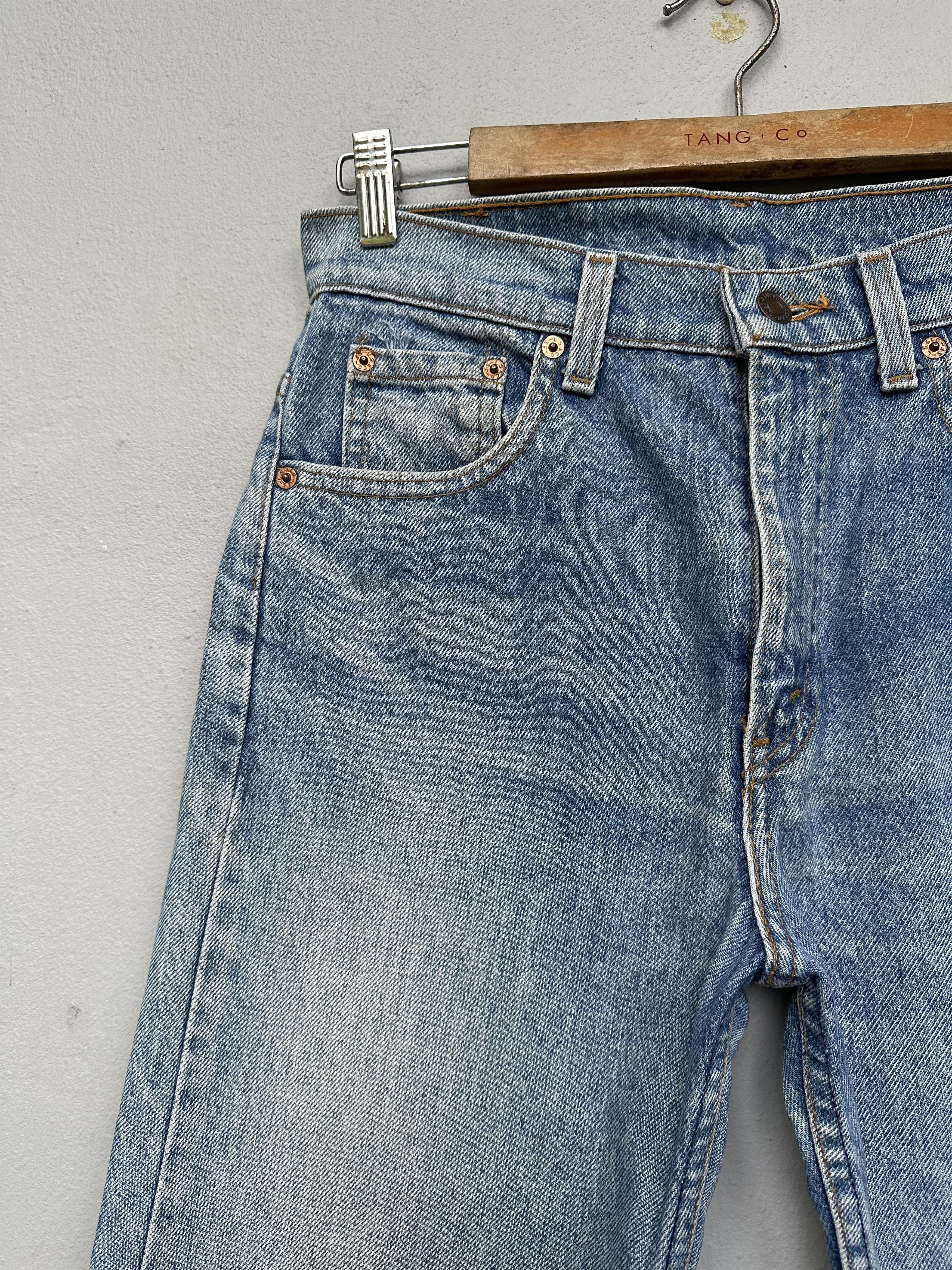 Levi's Vintage 90s Levi's 505 Single R Distressed Flare Jeans Size US 29 - 6 Thumbnail