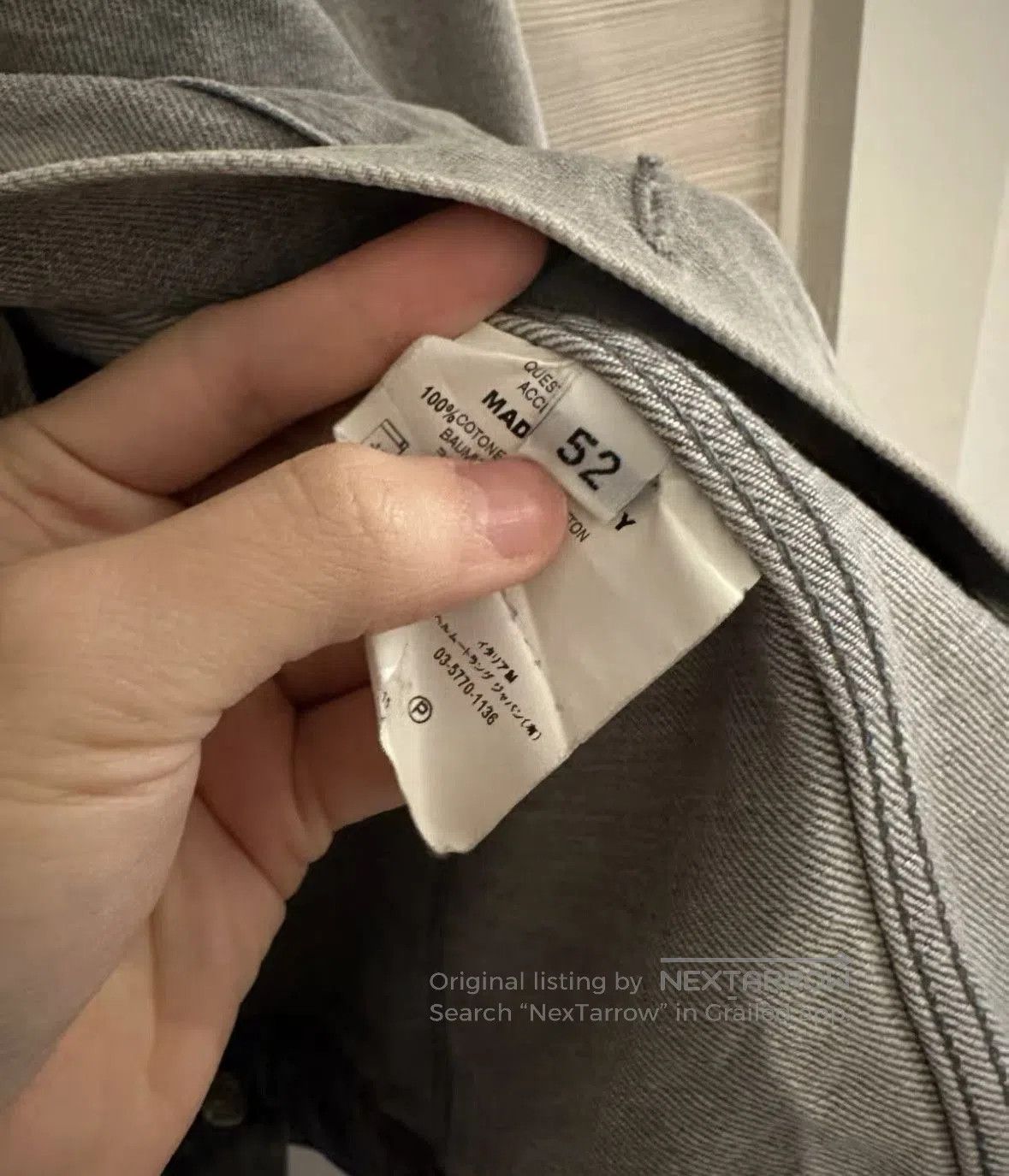 Helmut Lang Cotton Denim Jacket. Size US L / EU 52-54 / 3 - 4 Thumbnail