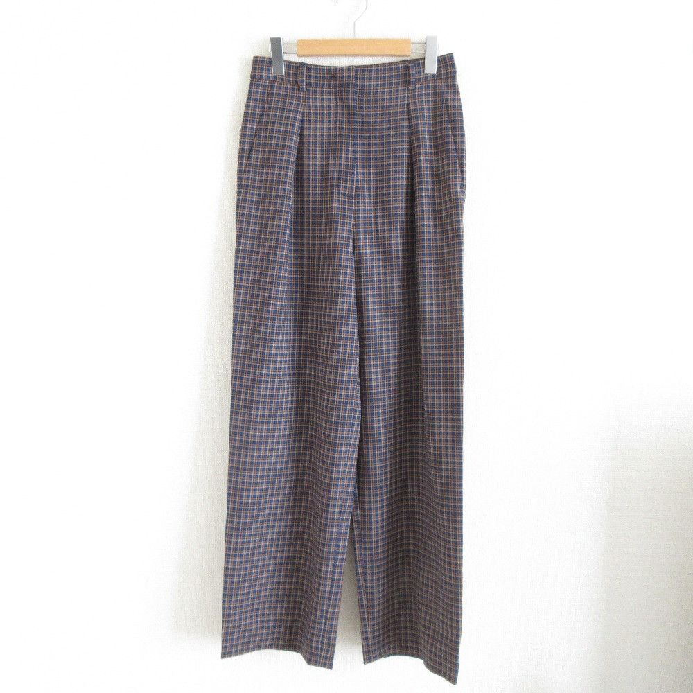 Max Mara MaxMara Max Mara STUDIO Check Wide Pants Others Pants DUTY FREE for USA Size ONE SIZE - 1 Thumbnail